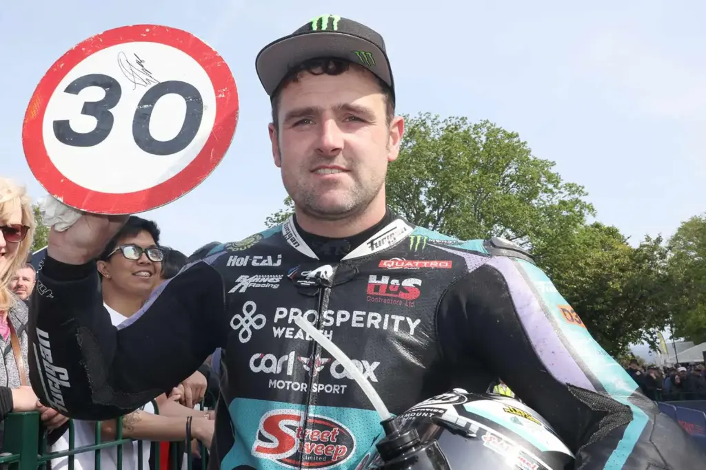 image michael dunlop tt salesman from the isle of man